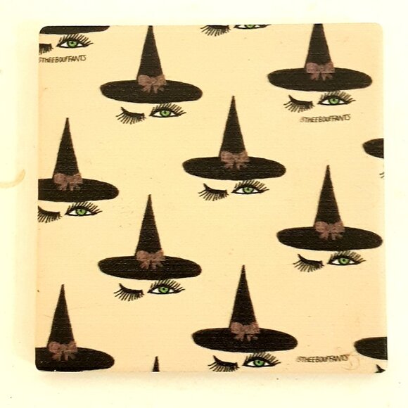 Witchy Eyes Coasters Set Of 4 - Halloween Decor - Cork Backing - 4"x4" - Picture 1 of 4